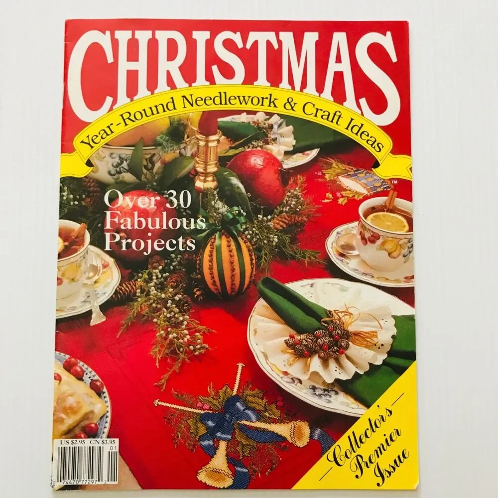 Christmas Year Round Needlework & Craft Ideas Collector's Premier Issue 1990
